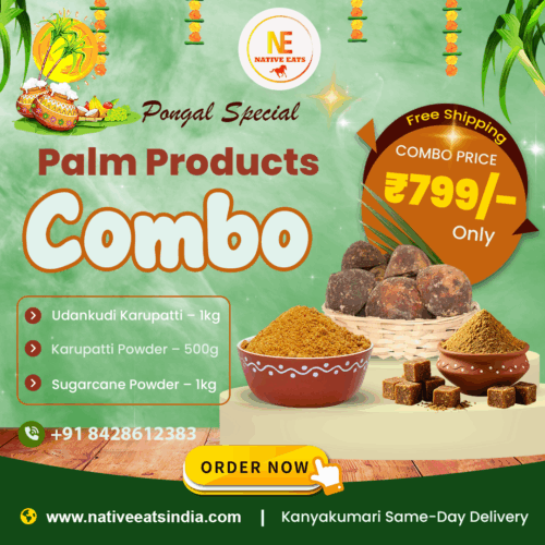 Native Eat Palm products combo Insta Poster Pongal Special Palm Products Combo