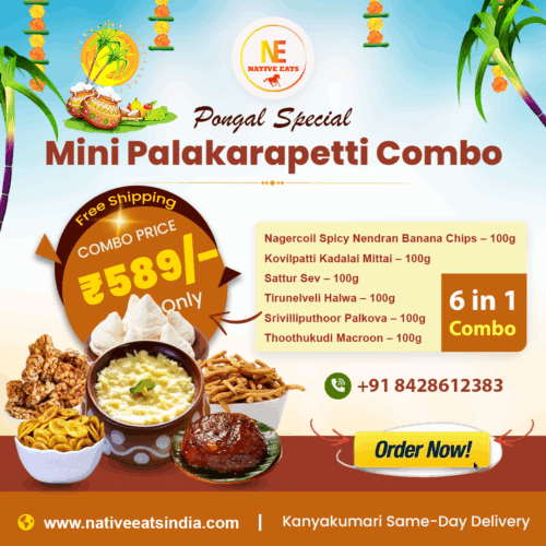 Native eat Mini Palakarapetti Insta Poster Pongal Special Mini Palakarapetti Combo